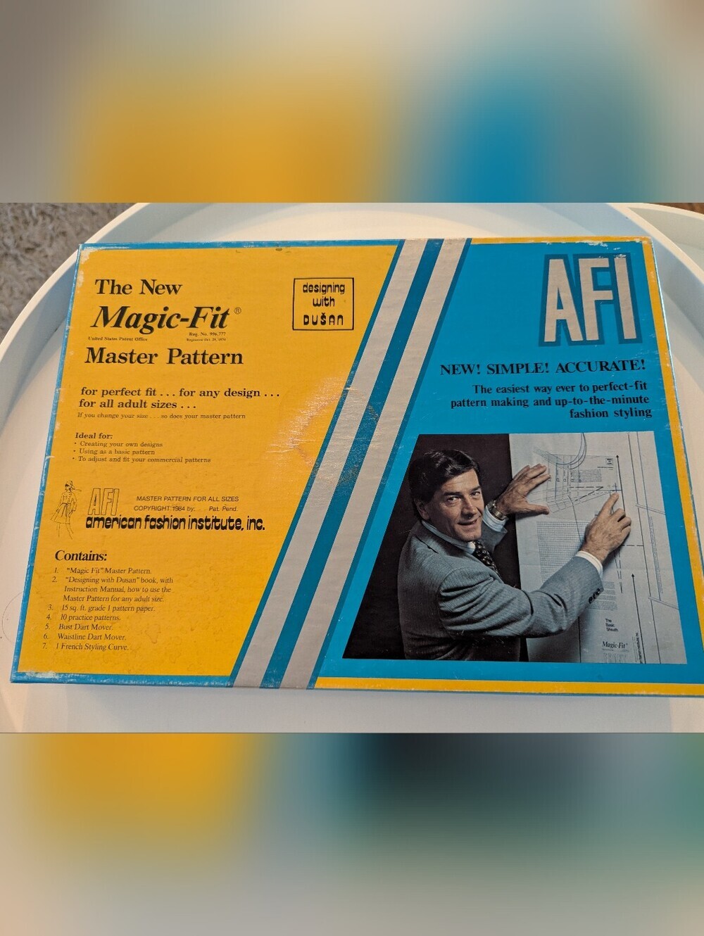 Vintage 1983 The New Magic-Fit Master Pattern AFI Designing With Dusan. 